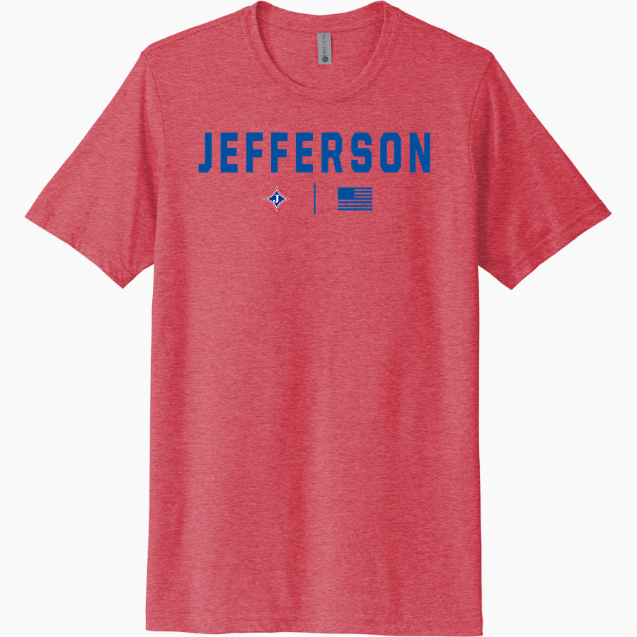 Jefferson Dragons <span class="pdp-name-mascot">Jefferson Dragons</span> Next Level Unisex Poly/Cotton Tee