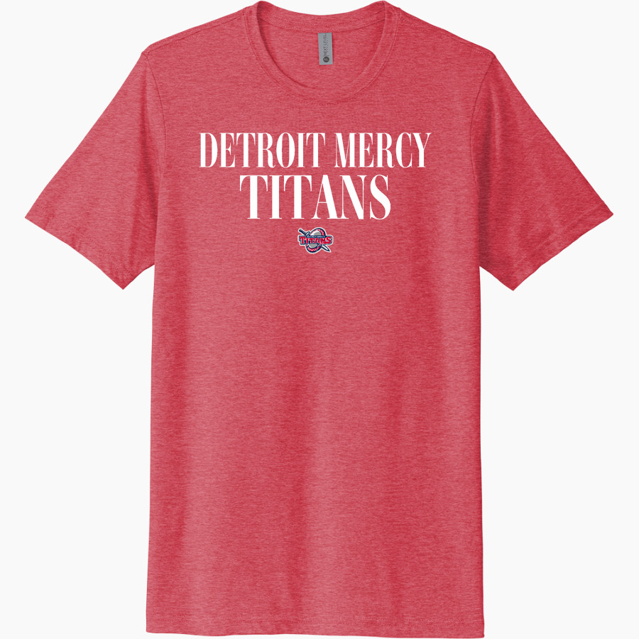 Detroit Mercy Titans Sideline Store <span class="pdp-name-mascot">UDM Titans</span> Next Level Unisex Poly/Cotton Tee