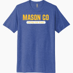 MASON CO CENTRAL HIGH SCHOOL SPARTANS Next Level Unisex Poly/Cotton Tee Front Thumbnail