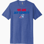 JAY COUNTY HIGH SCHOOL PATRIOTS Next Level Unisex Poly/Cotton Tee Front Thumbnail