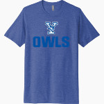 YANTIS HIGH SCHOOL OWLS <span class="pdp-name-mascot">YANTIS OWLS</span> Next Level Unisex Poly/Cotton Tee Front Thumbnail