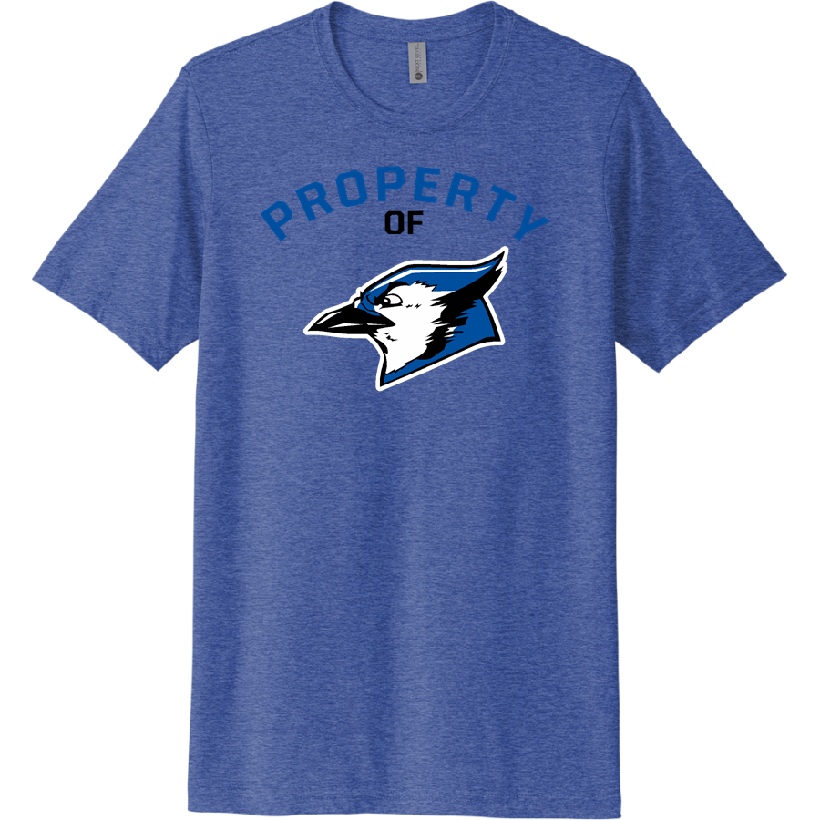 JEFFERSON HIGH SCHOOL BLUEJAYS <span class="pdp-name-mascot">JEFFERSON BLUEJAYS</span> Next Level Apparel Unisex Poly/Cotton Tee