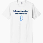 BLANCHESTER HIGH SCHOOL WILDCATS <span class="pdp-name-mascot">BLANCHESTER WILDCATS</span> Next Level Unisex Poly/Cotton Tee Front Thumbnail