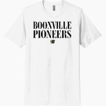 Boonville Pioneers <span class="pdp-name-mascot">Boonville Pioneers</span> Next Level Unisex Poly/Cotton Tee Front Thumbnail