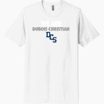 DUBOIS CHRISTIAN SCHOOLS EAGLES Next Level Unisex Poly/Cotton Tee Front Thumbnail
