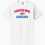 PRINCESS ANNE HIGH SCHOOL CAVALIERS <span class="pdp-name-mascot">PRINCESS ANNE CAVALIERS</span> Next Level Unisex Poly/Cotton Tee Front Thumbnail