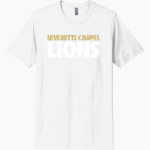 LEVERETTS CHAPEL HIGH SCHOOL LIONS <span class="pdp-name-mascot">LEVERETTS CHAPEL LIONS</span> Next Level Unisex Poly/Cotton Tee Front Thumbnail