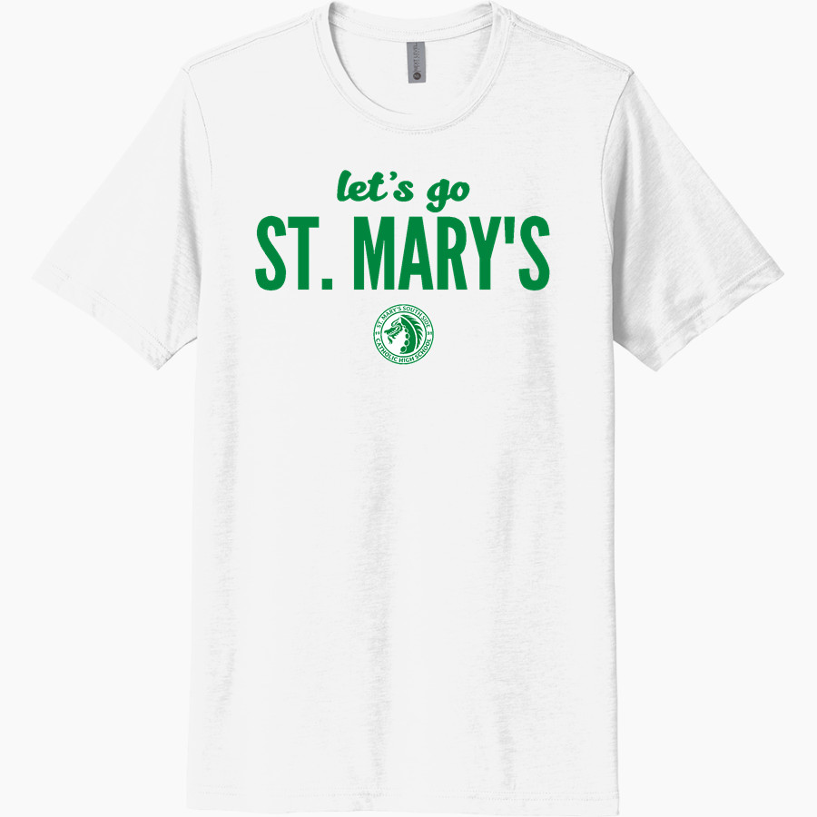 St. Mary's Dragons <span class="pdp-name-mascot">St. Mary's Dragons</span> Next Level Unisex Poly/Cotton Tee