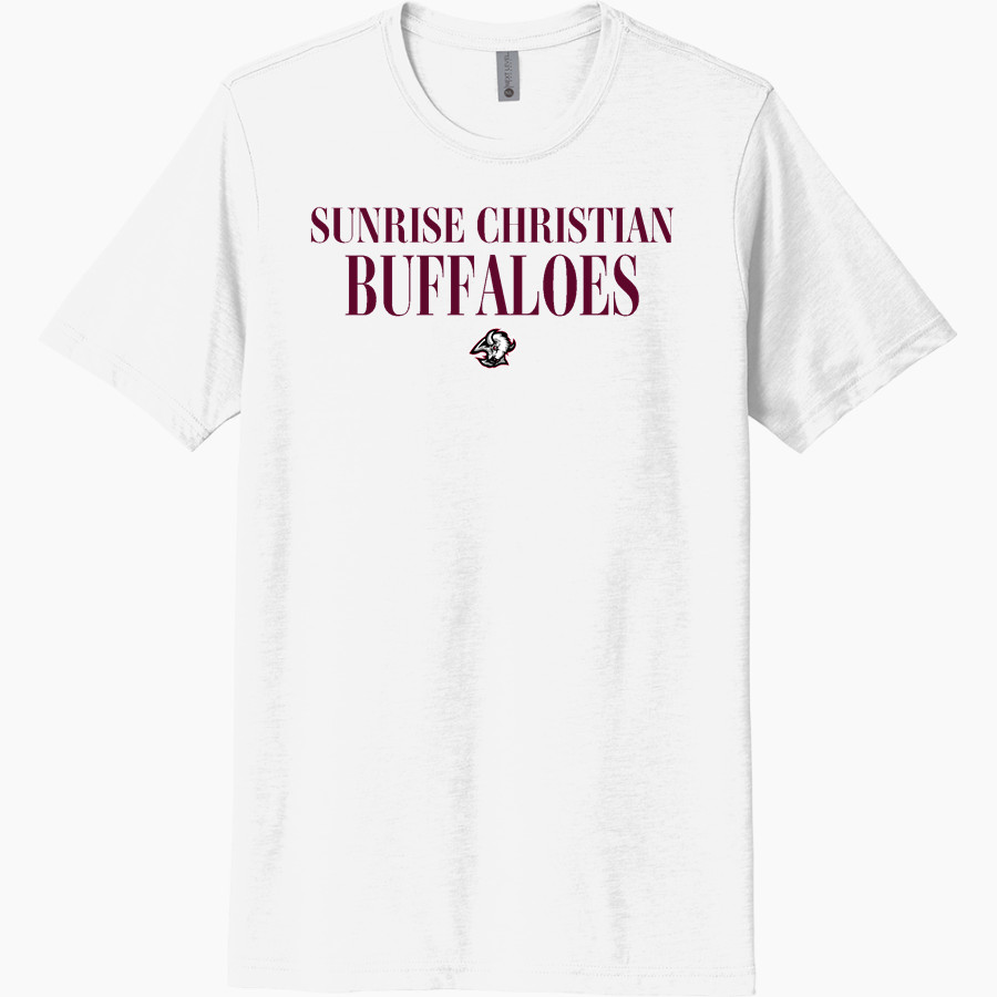 Sunrise Christian Buffaloes Next Level Unisex Poly/Cotton Tee