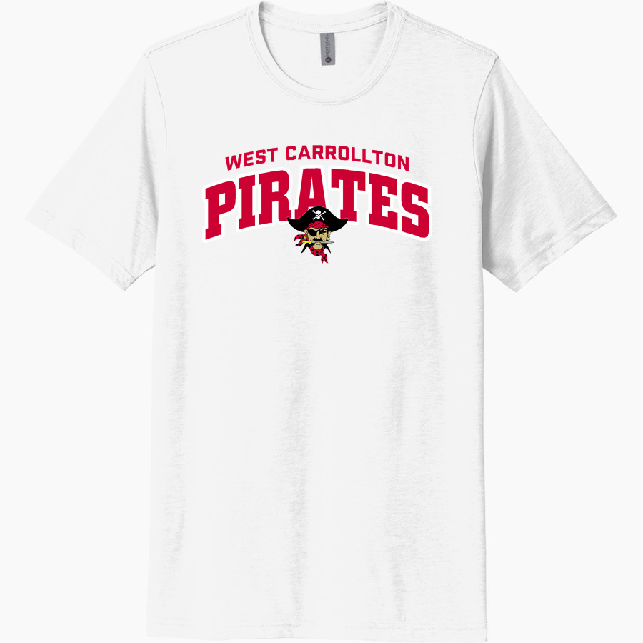 West Carrollton Pirates <span class="pdp-name-mascot">West Carrollton Pirates</span> Next Level Unisex Poly/Cotton Tee