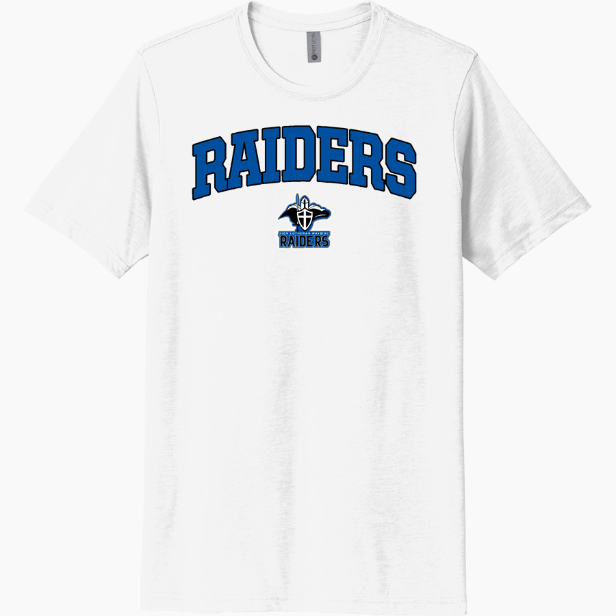 Zion Lutheran Raiders Next Level Unisex Poly/Cotton Tee