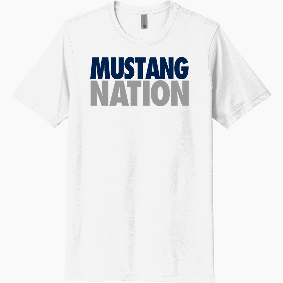 Grand Traverse Academy Mustangs <span class="pdp-name-mascot">Grand Traverse Academy Mustangs</span> Next Level Unisex Poly/Cotton Tee