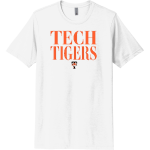 Tech High School Tigers <span class="pdp-name-mascot">Tech High School</span> Next Level Unisex Poly/Cotton Tee Front Thumbnail