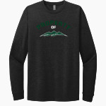 New Milford Green Wave Next Level Apparel CVC Unisex Long Sleeve Tee Front Thumbnail
