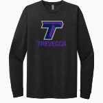 Trevecca University Trojans Next Level Apparel CVC Unisex Long Sleeve Tee Front Thumbnail