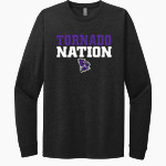 HERBERT HOOVER HIGH SCHOOL TORNADOS Next Level Apparel CVC Unisex Long Sleeve Tee Front Thumbnail