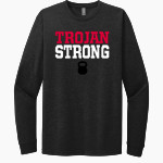 Center Grove Trojans Next Level Apparel CVC Unisex Long Sleeve Tee Front Thumbnail