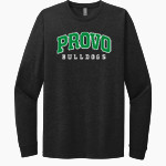 PROVO HIGH SCHOOL BULLDOGS <span class="pdp-name-mascot">PROVO BULLDOGS</span> Next Level Apparel CVC Unisex Long Sleeve Tee Front Thumbnail