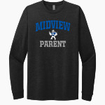 MIDVIEW MIDDIES #wearemidview Next Level Apparel CVC Unisex Long Sleeve Tee Front Thumbnail