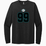 EAST LEE COUNTY HIGH SCHOOL JAGUARS Next Level Apparel CVC Unisex Long Sleeve Tee Front Thumbnail