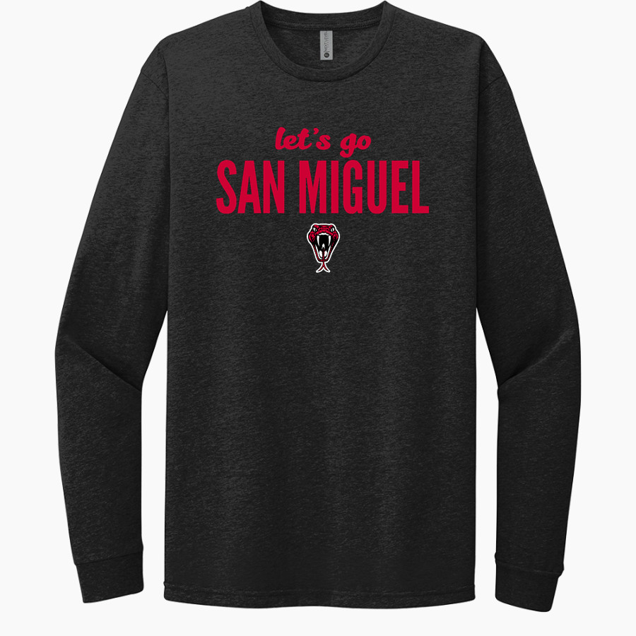 SAN MIGUEL HIGH SCHOOL VIPERS <span class="pdp-name-mascot">SAN MIGUEL VIPERS</span> Next Level Apparel CVC Unisex Long Sleeve Tee
