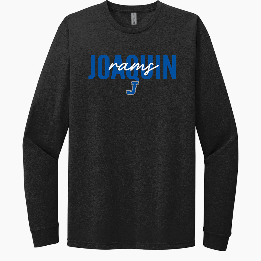 JOAQUIN HIGH SCHOOL RAMS <span class="pdp-name-mascot">JOAQUIN RAMS</span> Next Level Apparel CVC Unisex Long Sleeve Tee