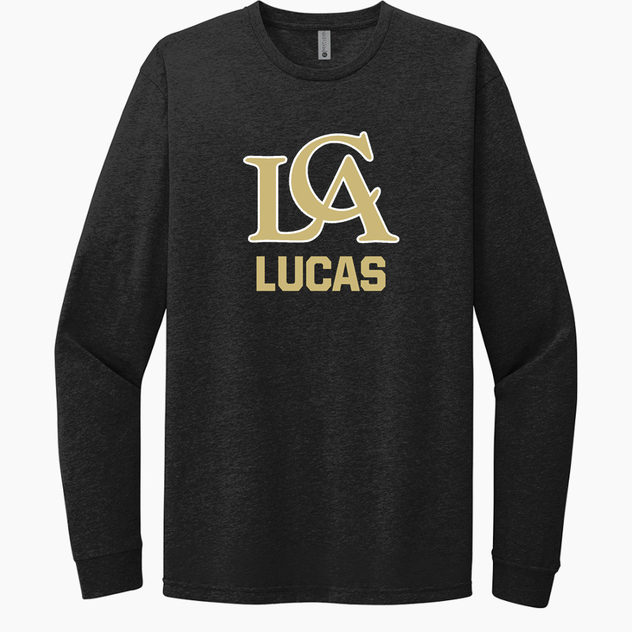 LUCAS CHRISTIAN ACADEMY WARRIORS Next Level Apparel CVC Unisex Long Sleeve Tee