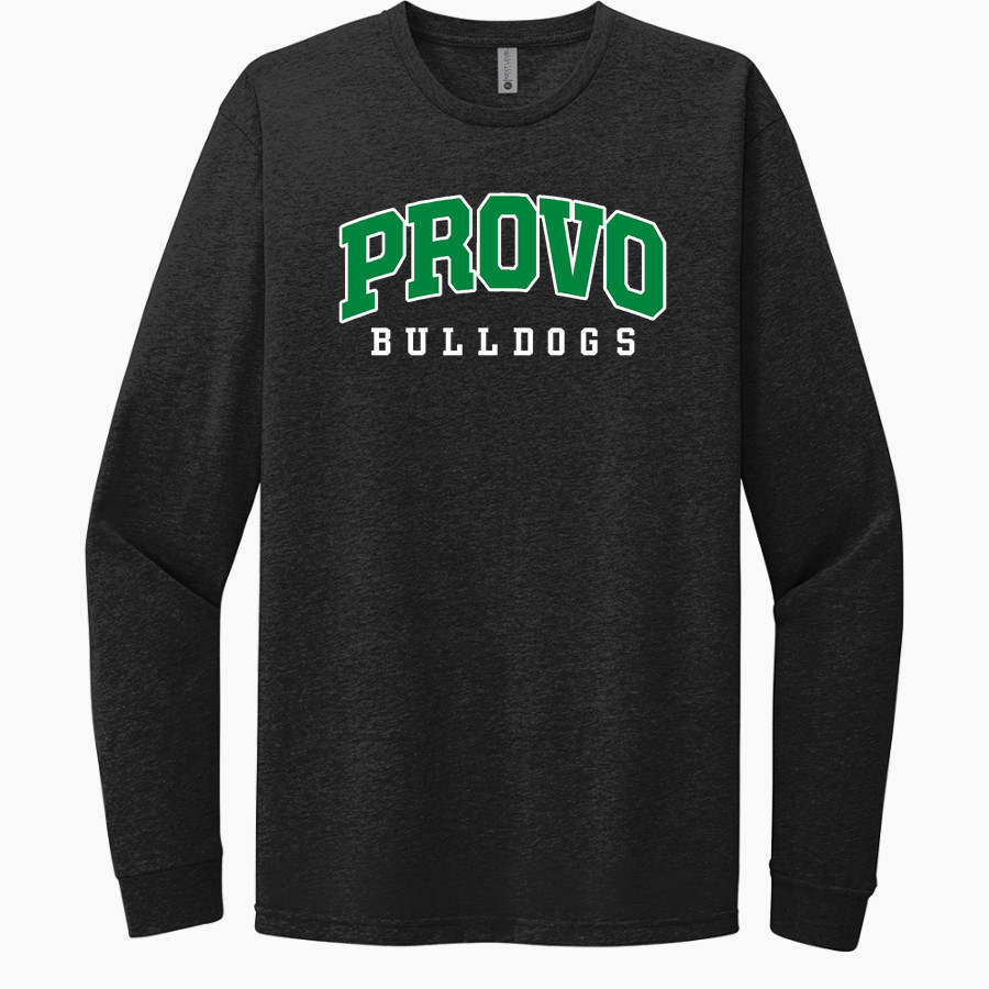 PROVO HIGH SCHOOL BULLDOGS <span class="pdp-name-mascot">PROVO BULLDOGS</span> Next Level Apparel CVC Unisex Long Sleeve Tee