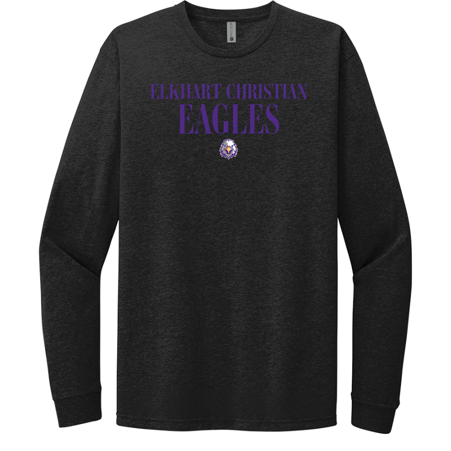 Elkhart Christian Eagles <span class="pdp-name-mascot">Elkhart Christian Eagles</span> Next Level Apparel CVC Unisex Long Sleeve Tee