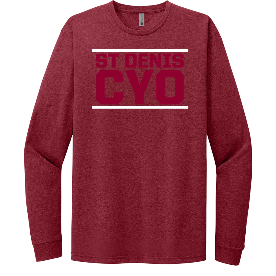 St Denis CYO Bulldawgs <span class="pdp-name-mascot">St Denis CYO Bulldawgs</span> Next Level Apparel CVC Unisex Long Sleeve Tee