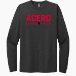 Acero Schools Chicago Next Level Apparel CVC Unisex Long Sleeve Tee Front Thumbnail