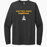Most Holy Rosary Heightsmen Next Level Apparel CVC Unisex Long Sleeve Tee Front Thumbnail