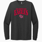 Oak Mountain Eagles Next Level Apparel CVC Unisex Long Sleeve Tee Front Thumbnail