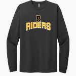 Roosevelt Roughriders Next Level Apparel CVC Unisex Long Sleeve Tee Front Thumbnail