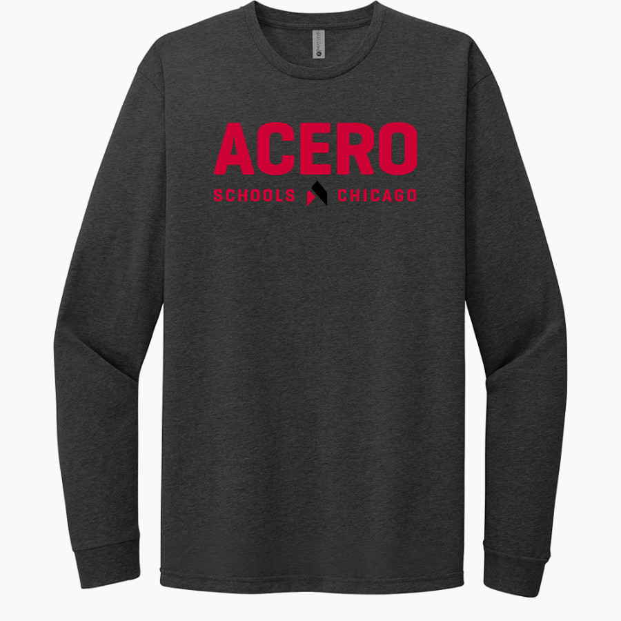 Acero Schools Chicago Next Level Apparel CVC Unisex Long Sleeve Tee