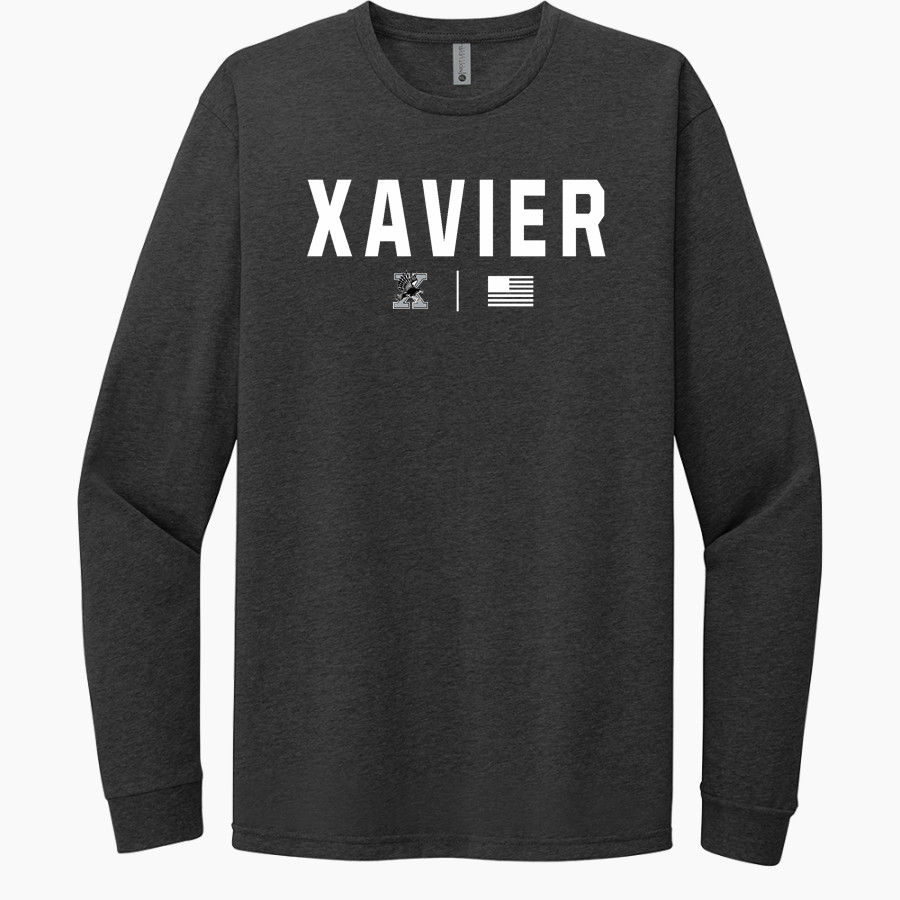 Xavier Falcons Next Level Apparel CVC Unisex Long Sleeve Tee