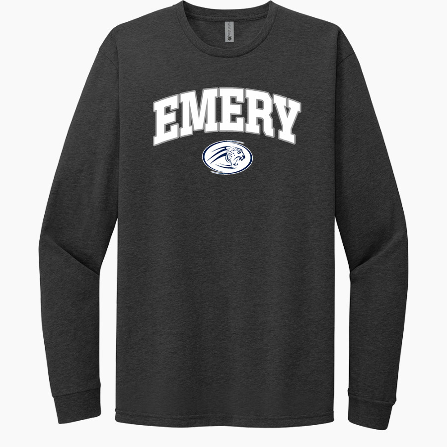 Emery Jaguars Next Level Apparel CVC Unisex Long Sleeve Tee