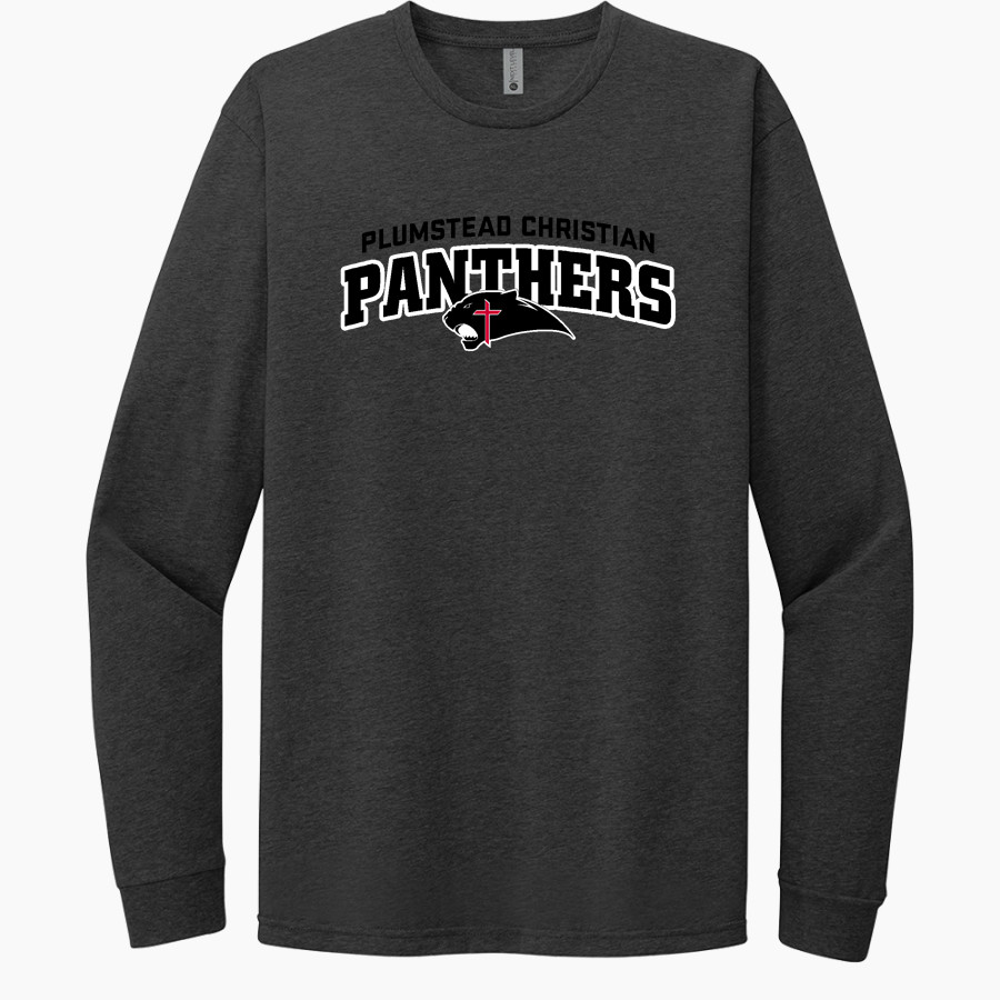 Plumstead Christian Panthers Next Level Apparel CVC Unisex Long Sleeve Tee