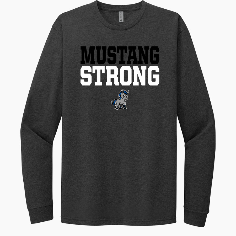 MacArthur Elementary Mustangs Next Level Apparel CVC Unisex Long Sleeve Tee