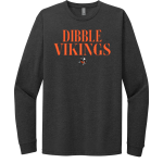 Dibble Vikings <span class="pdp-name-mascot">Dibble Vikings</span> Next Level Apparel CVC Unisex Long Sleeve Tee Front Thumbnail