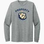 Wingate University Bulldogs Next Level Apparel CVC Unisex Long Sleeve Tee Front Thumbnail