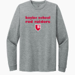Baylor School Red Raiders <span class="pdp-name-mascot">Baylor School Red Raiders</span> Next Level Apparel CVC Unisex Long Sleeve Tee Front Thumbnail