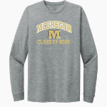 MCGREGOR HIGH SCHOOL BULLDOGS Next Level Apparel CVC Unisex Long Sleeve Tee Front Thumbnail