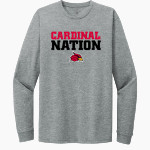 Wheeling University Cardinals Online Store <span class="pdp-name-mascot">Wheeling University Cardinals</span> Next Level Apparel CVC Unisex Long Sleeve Tee Front Thumbnail