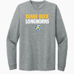 DIME BOX HIGH SCHOOL LONGHORNS <span class="pdp-name-mascot">DIME BOX LONGHORNS</span> Next Level Apparel CVC Unisex Long Sleeve Tee Front Thumbnail