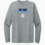 DOMINION CHRISTIAN HIGH SCHOOL KNIGHTS <span class="pdp-name-mascot">DOMINION CHRISTIAN KNIGHTS</span> Next Level Apparel CVC Unisex Long Sleeve Tee Front Thumbnail
