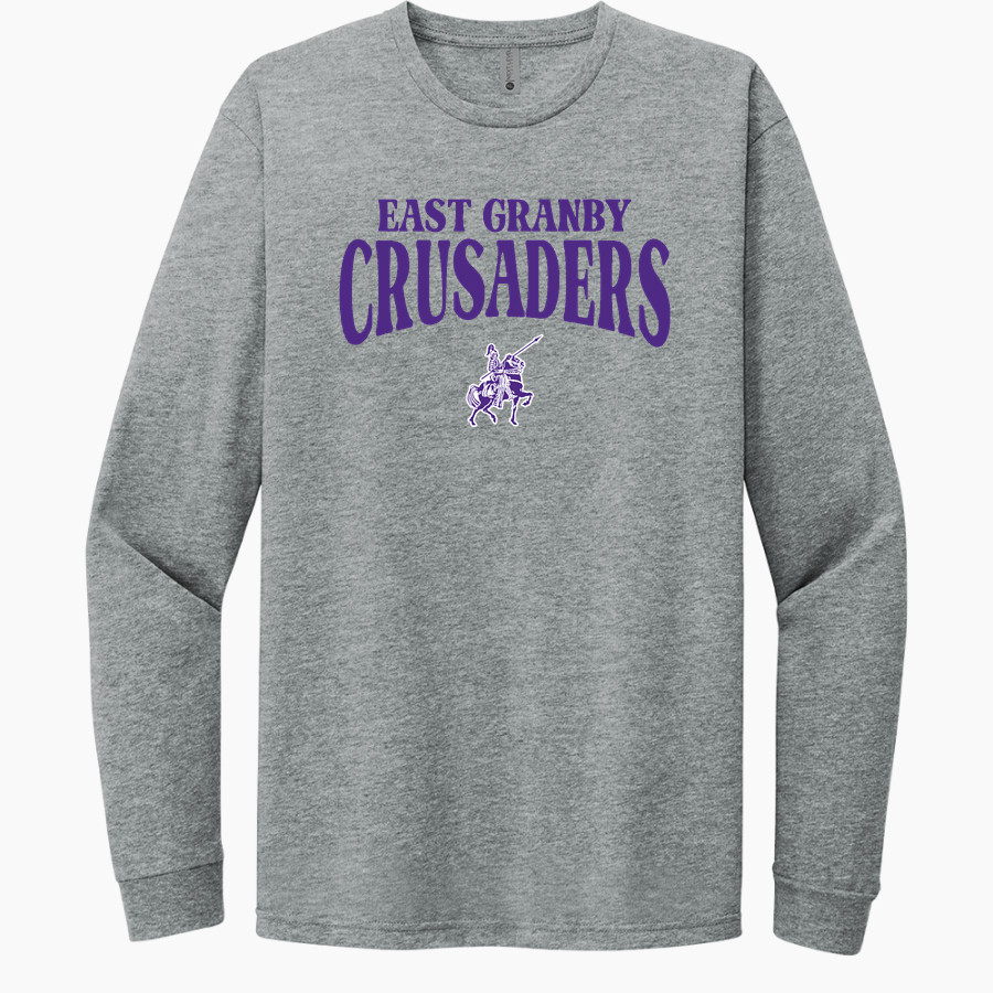 East Granby Crusaders Next Level Apparel CVC Unisex Long Sleeve Tee