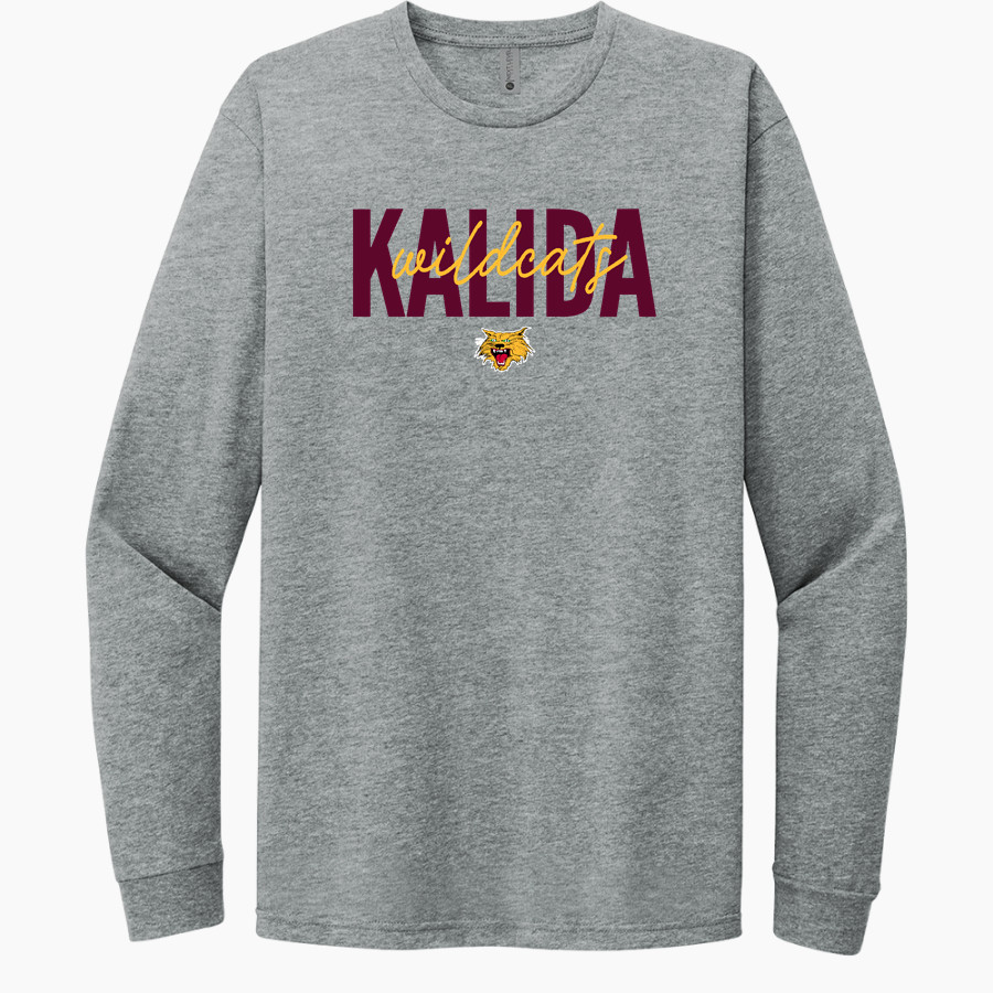 KALIDA HIGH SCHOOL WILDCATS <span class="pdp-name-mascot">KALIDA WILDCATS</span> Next Level Apparel CVC Unisex Long Sleeve Tee