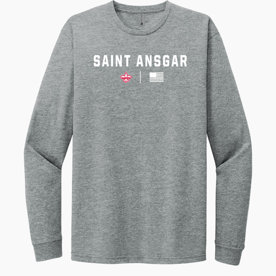 SAINT ANSGAR HIGH SCHOOL SAINTS <span class="pdp-name-mascot">SAINT ANSGAR SAINTS</span> Next Level Apparel CVC Unisex Long Sleeve Tee