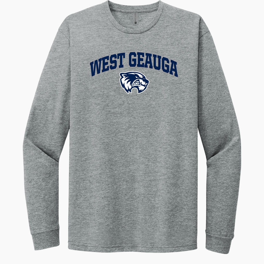 WEST GEAUGA HIGH SCHOOL WOLVERINES ONLINE STORE <span class="pdp-name-mascot">WEST GEAUGA WOLVERINES</span> Next Level Apparel CVC Unisex Long Sleeve Tee
